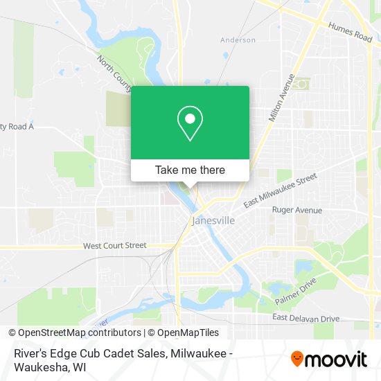 River's Edge Cub Cadet Sales map