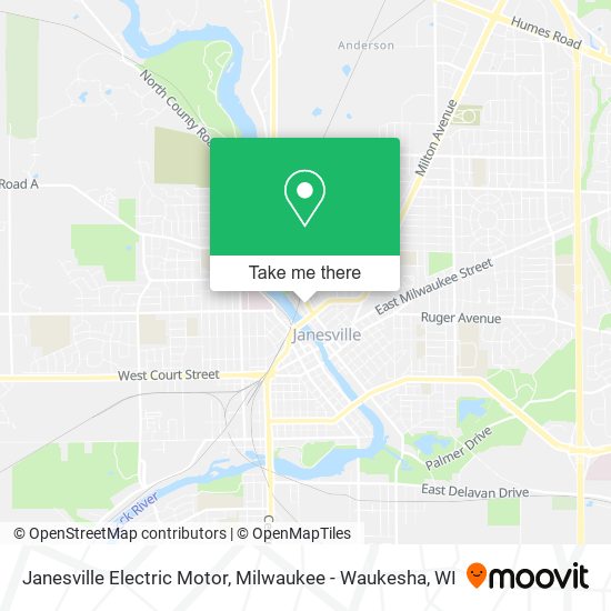 Janesville Electric Motor map