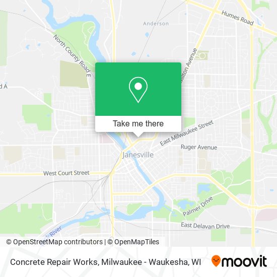 Concrete Repair Works map