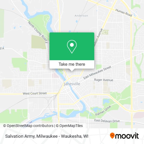 Salvation Army map