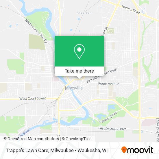 Trappe's Lawn Care map