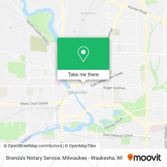 Mapa de Brenda's Notary Service