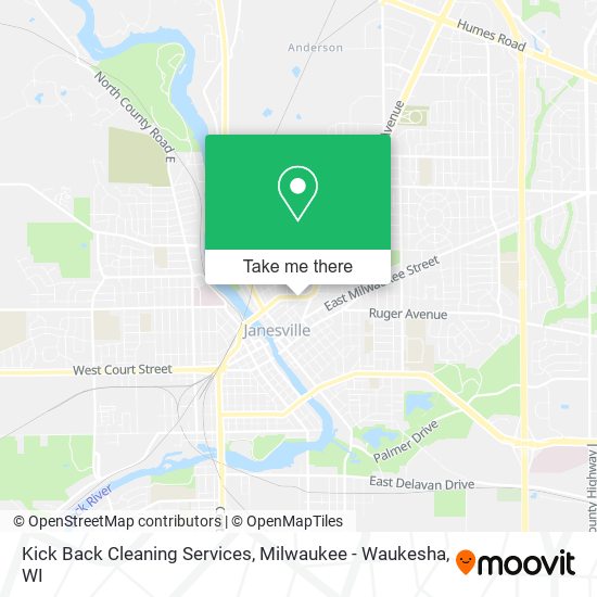 Mapa de Kick Back Cleaning Services