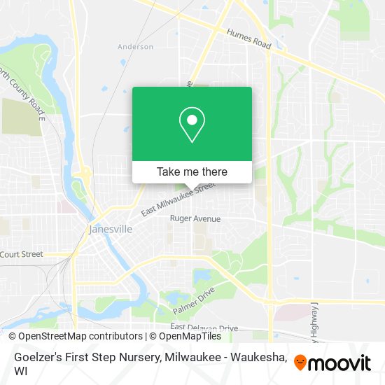 Mapa de Goelzer's First Step Nursery