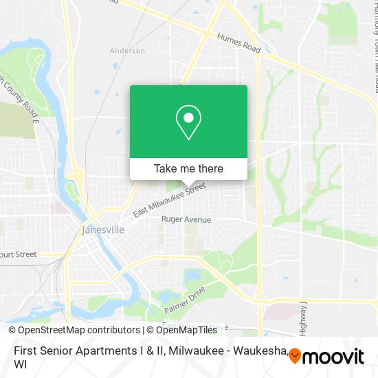 First Senior Apartments I & II map