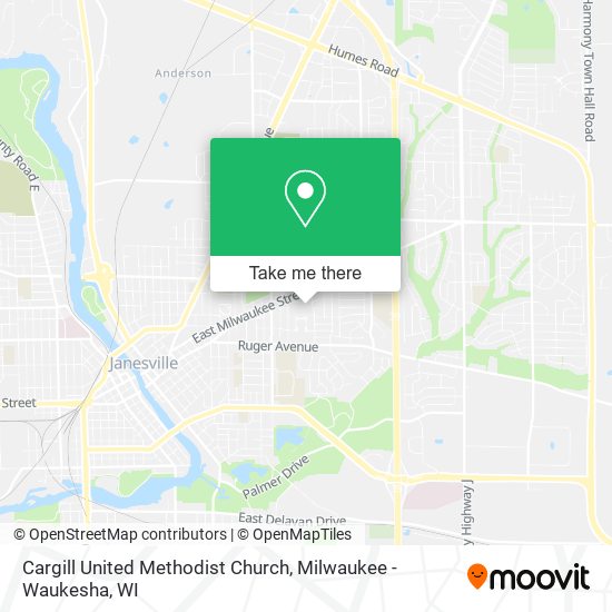 Cargill United Methodist Church map