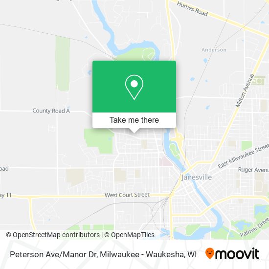 Mapa de Peterson Ave/Manor Dr
