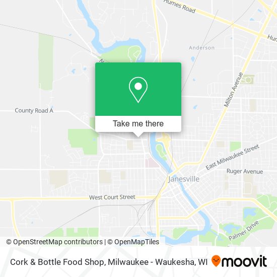 Mapa de Cork & Bottle Food Shop
