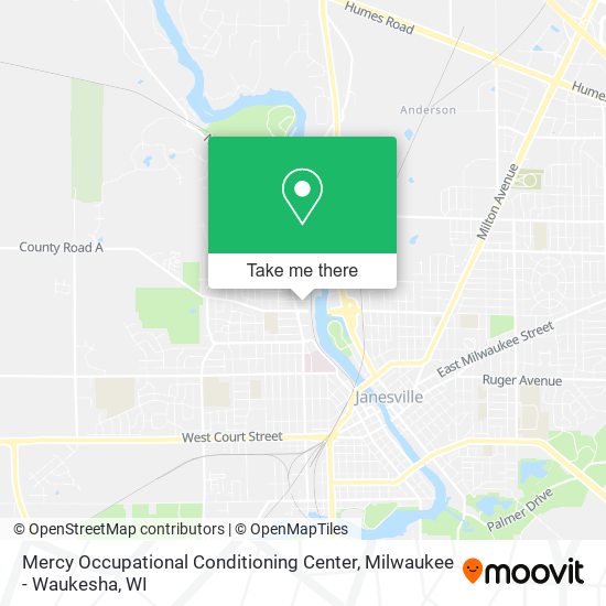 Mapa de Mercy Occupational Conditioning Center