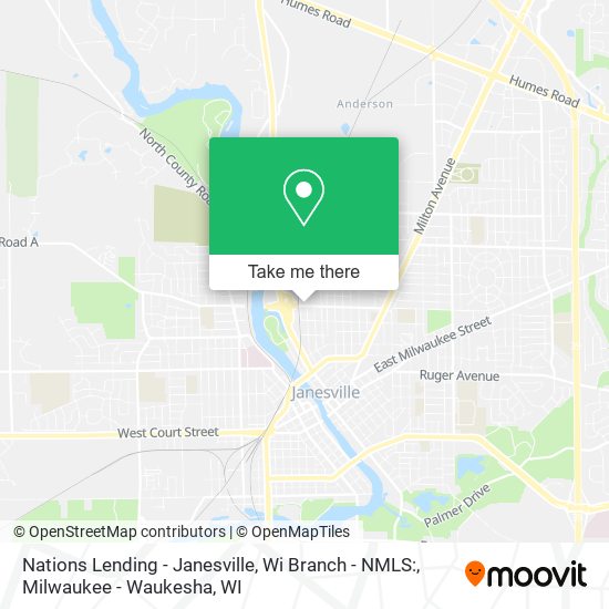 Nations Lending - Janesville, Wi Branch - NMLS: map