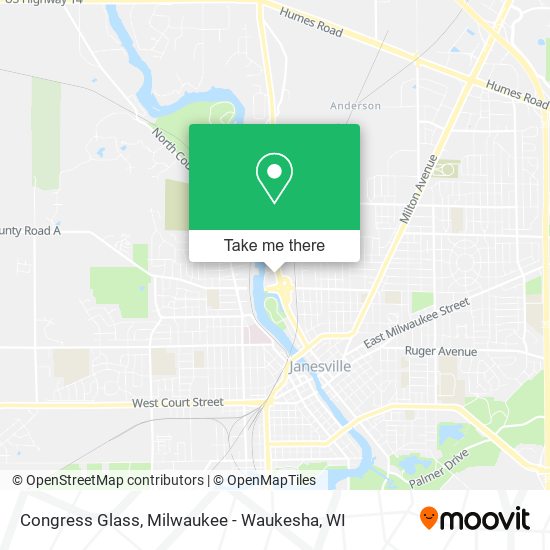 Congress Glass map