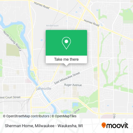 Sherman Home map