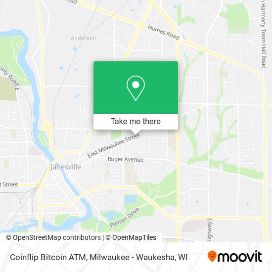Coinflip Bitcoin ATM map
