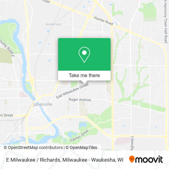 E Milwaukee / Richards map