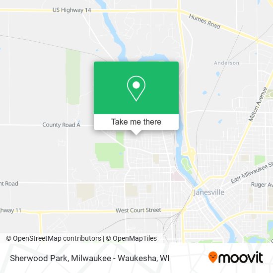 Mapa de Sherwood Park