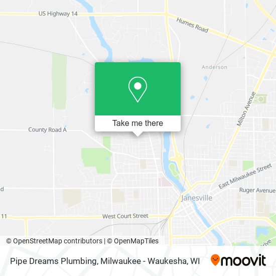 Pipe Dreams Plumbing map