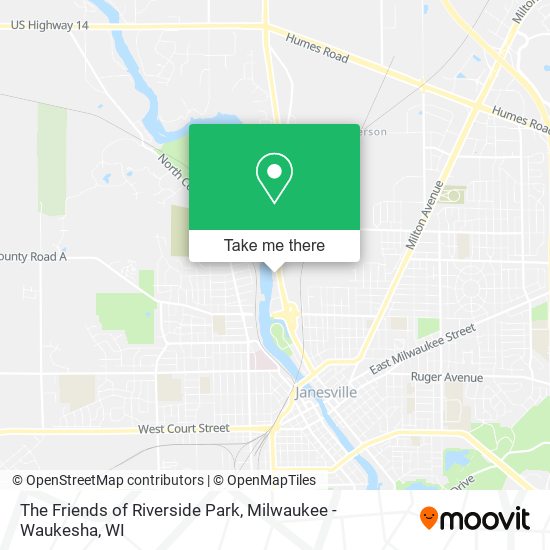 The Friends of Riverside Park map