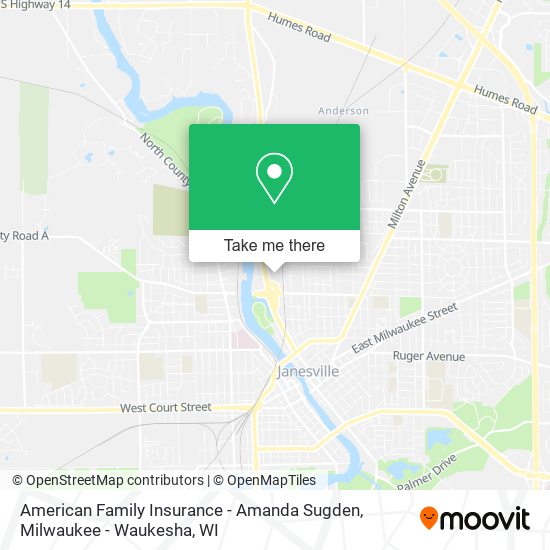 American Family Insurance - Amanda Sugden map