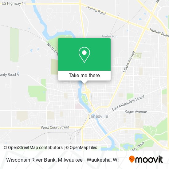 Wisconsin River Bank map