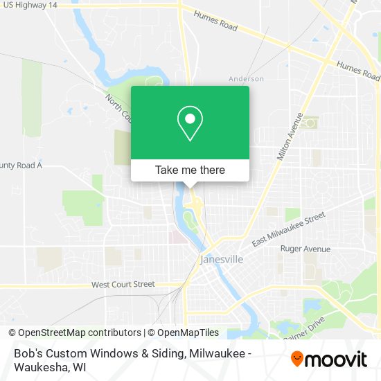 Bob's Custom Windows & Siding map