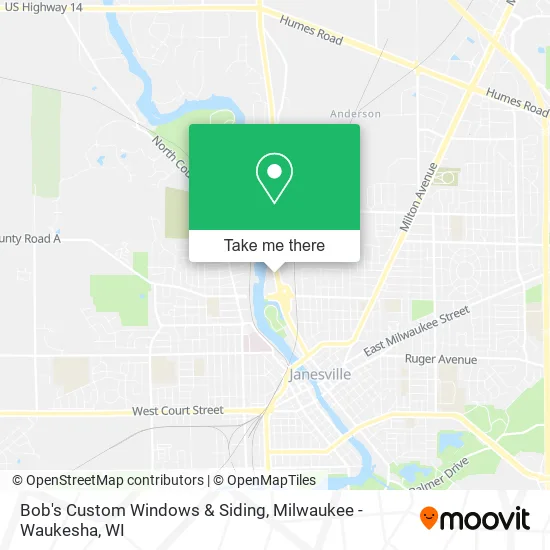 Bob's Custom Windows & Siding map