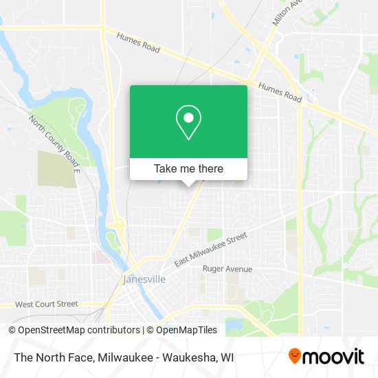 The North Face map