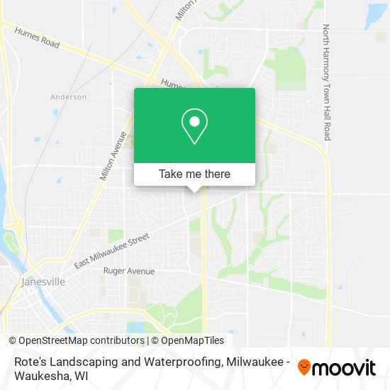 Rote's Landscaping and Waterproofing map