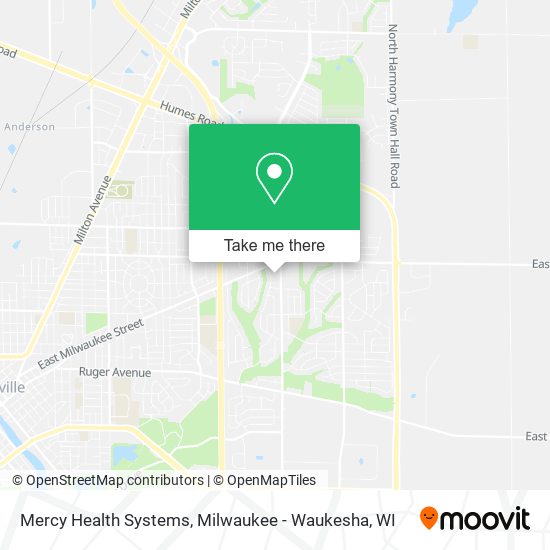 Mercy Health Systems map