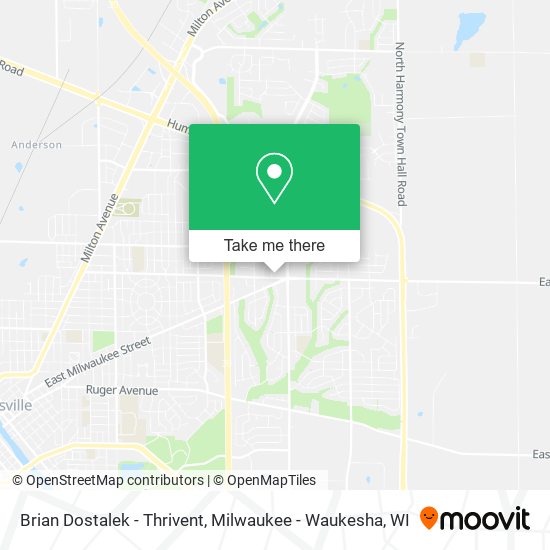 Brian Dostalek - Thrivent map