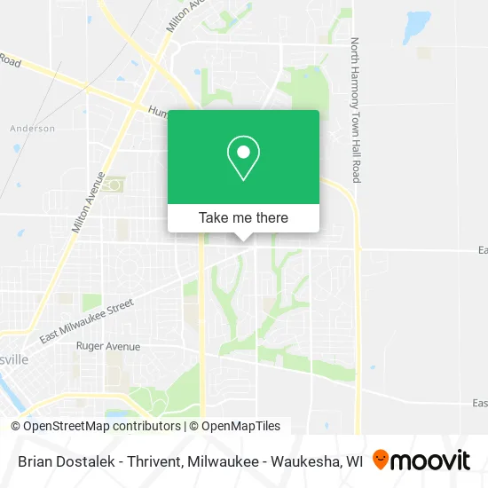 Mapa de Brian Dostalek - Thrivent