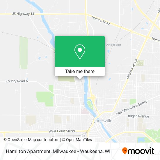 Hamilton Apartment map