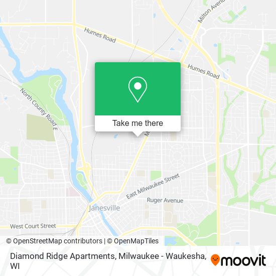 Mapa de Diamond Ridge Apartments