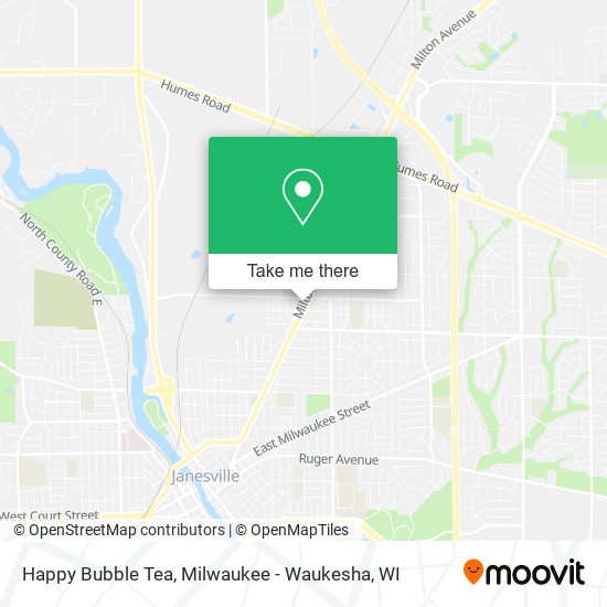 Happy Bubble Tea map