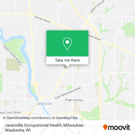 Janesville Occupational Health map