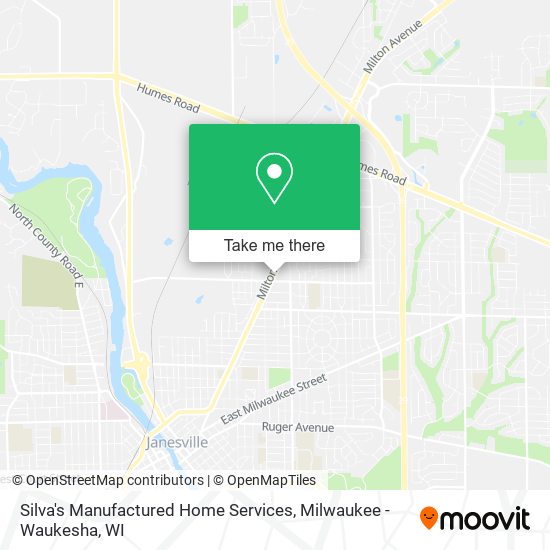Silva's Manufactured Home Services map