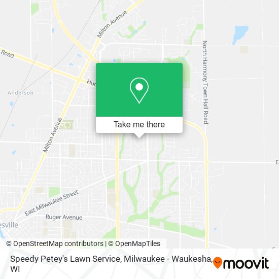 Speedy Petey's Lawn Service map