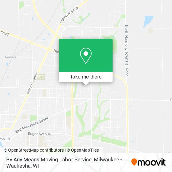 Mapa de By Any Means Moving Labor Service
