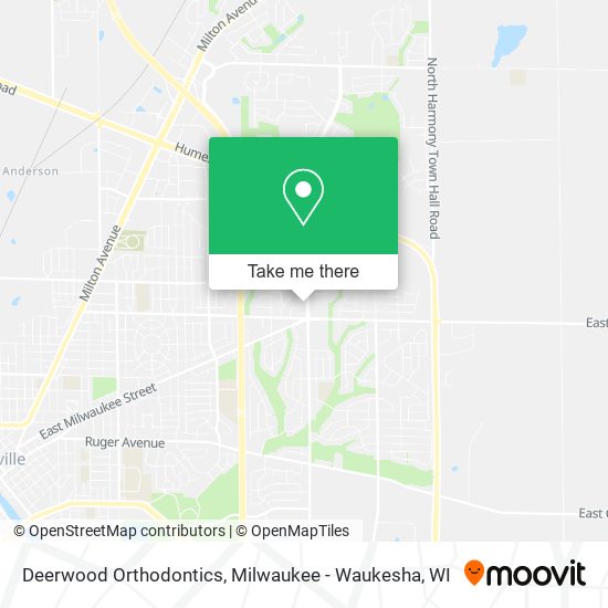 Deerwood Orthodontics map