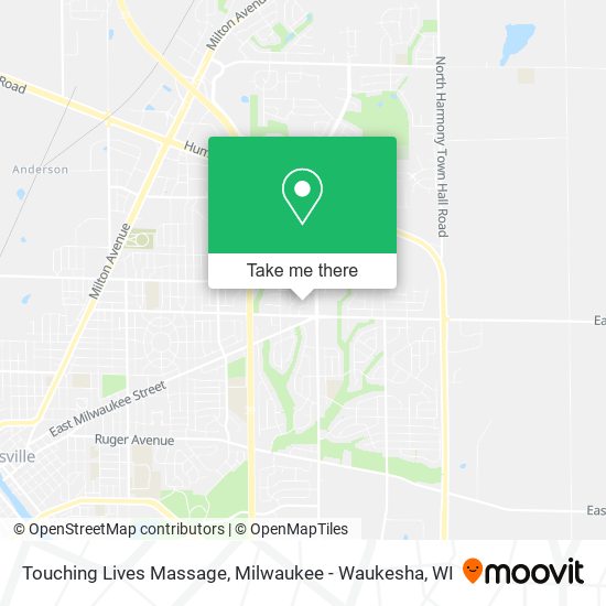 Touching Lives Massage map