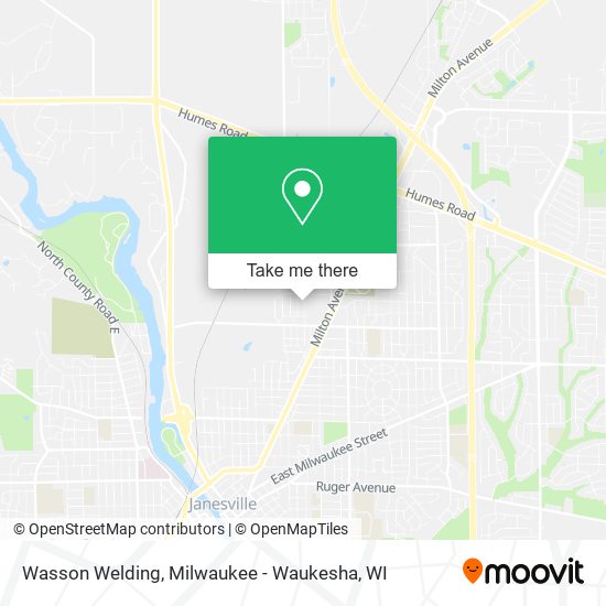 Wasson Welding map