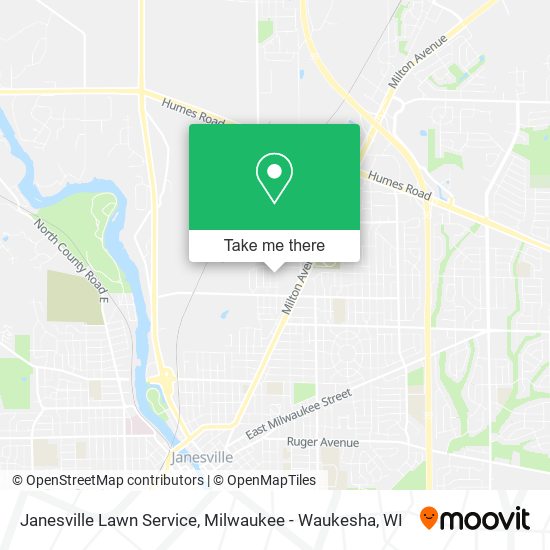 Janesville Lawn Service map