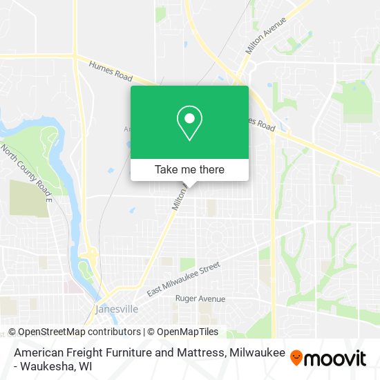 Mapa de American Freight Furniture and Mattress