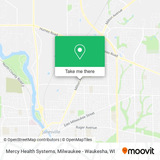 Mercy Health Systems map