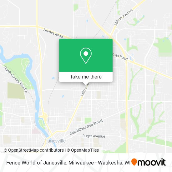 Mapa de Fence World of Janesville