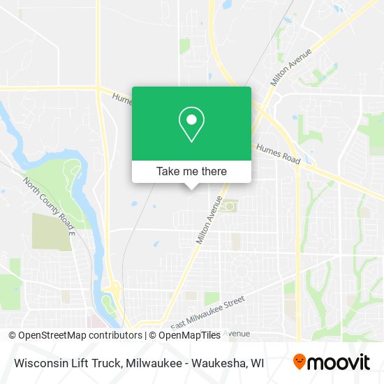 Mapa de Wisconsin Lift Truck