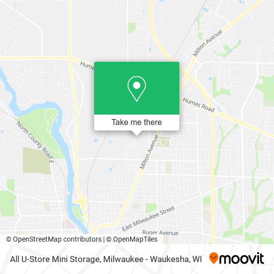 All U-Store Mini Storage map