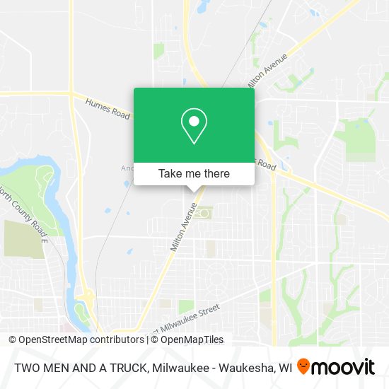 TWO MEN AND A TRUCK map
