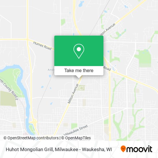 Huhot Mongolian Grill map