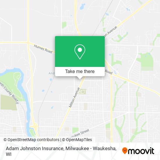 Mapa de Adam Johnston Insurance