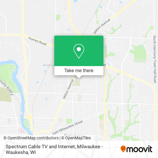 Mapa de Spectrum Cable TV and Internet